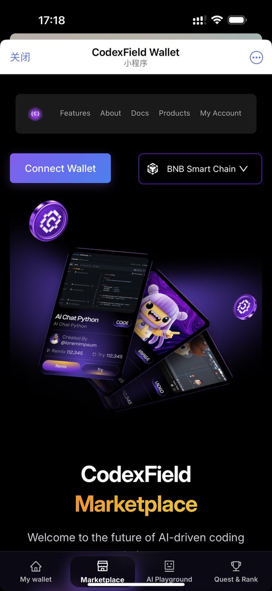 KamiQ629's tweet image. Just experienced @codexfield platform, amazing features! Highly recommend #codexfield #web3