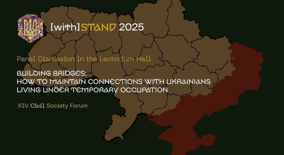 Life under occupation narrows to routine, signal and a distant voice. On Dec 5 at the XIV Civil Society Forum, we will discuss how to maintain connections with Ukrainians who remain under occupation and how civil society can support them. More: ednn.link/WM0Evu