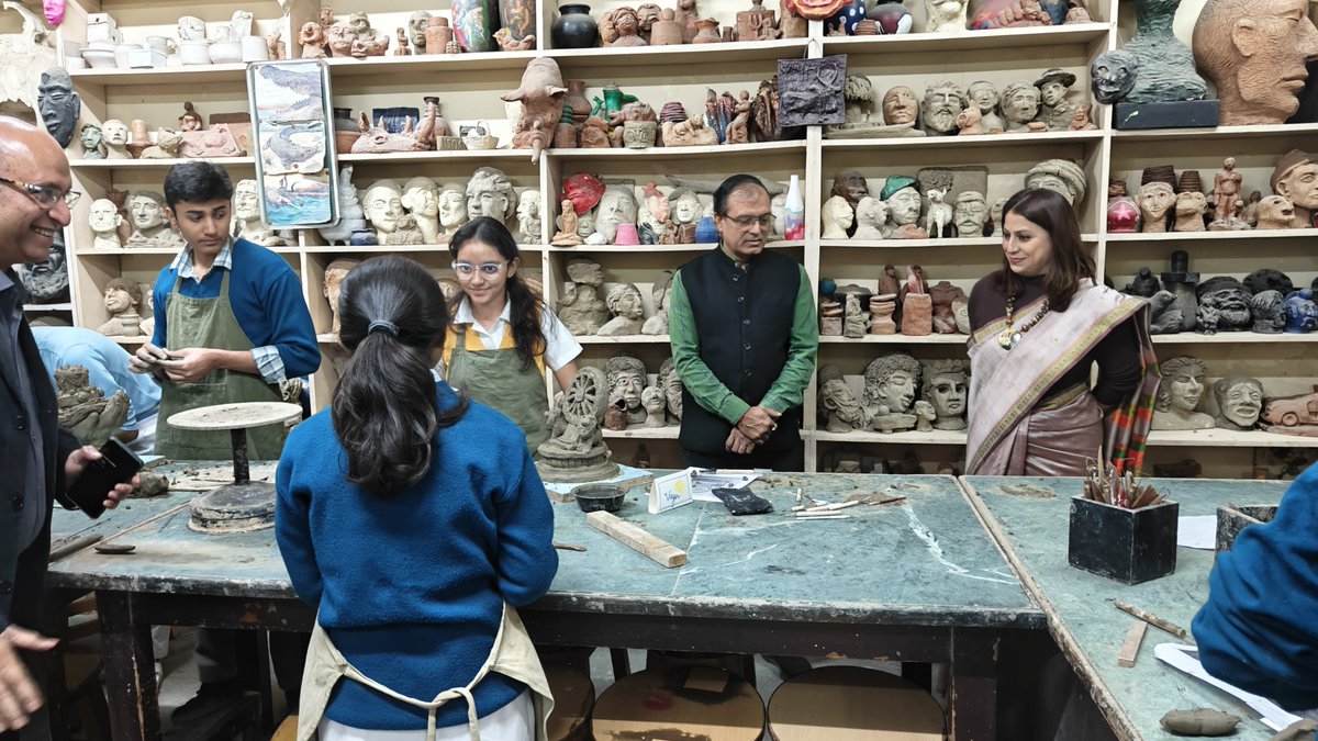 On the occasion of Constitution Day, an Inter house Sculpture Competition for Class IX &amp; XI was organised where the curious minds exhibited their creativity into 3D models with clay. 
<a href="/ashokkp/">Ashok Pandey</a> <a href="/y_sanjay/">Sanjay Yadav</a> <a href="/pntduggal/">PUNEET DUGGAL</a> <a href="/sdg4all/">AhlconIntl4SDGs</a> <a href="/kandhari_ekta/">Ekta  Kandhari</a> <a href="/sunandask21/">Sunanda S. Kumar</a> <a href="/cbseindia29/">CBSE HQ</a> <a href="/Dir_Education/">DIRECTORATE OF EDUCATION Delhi</a>