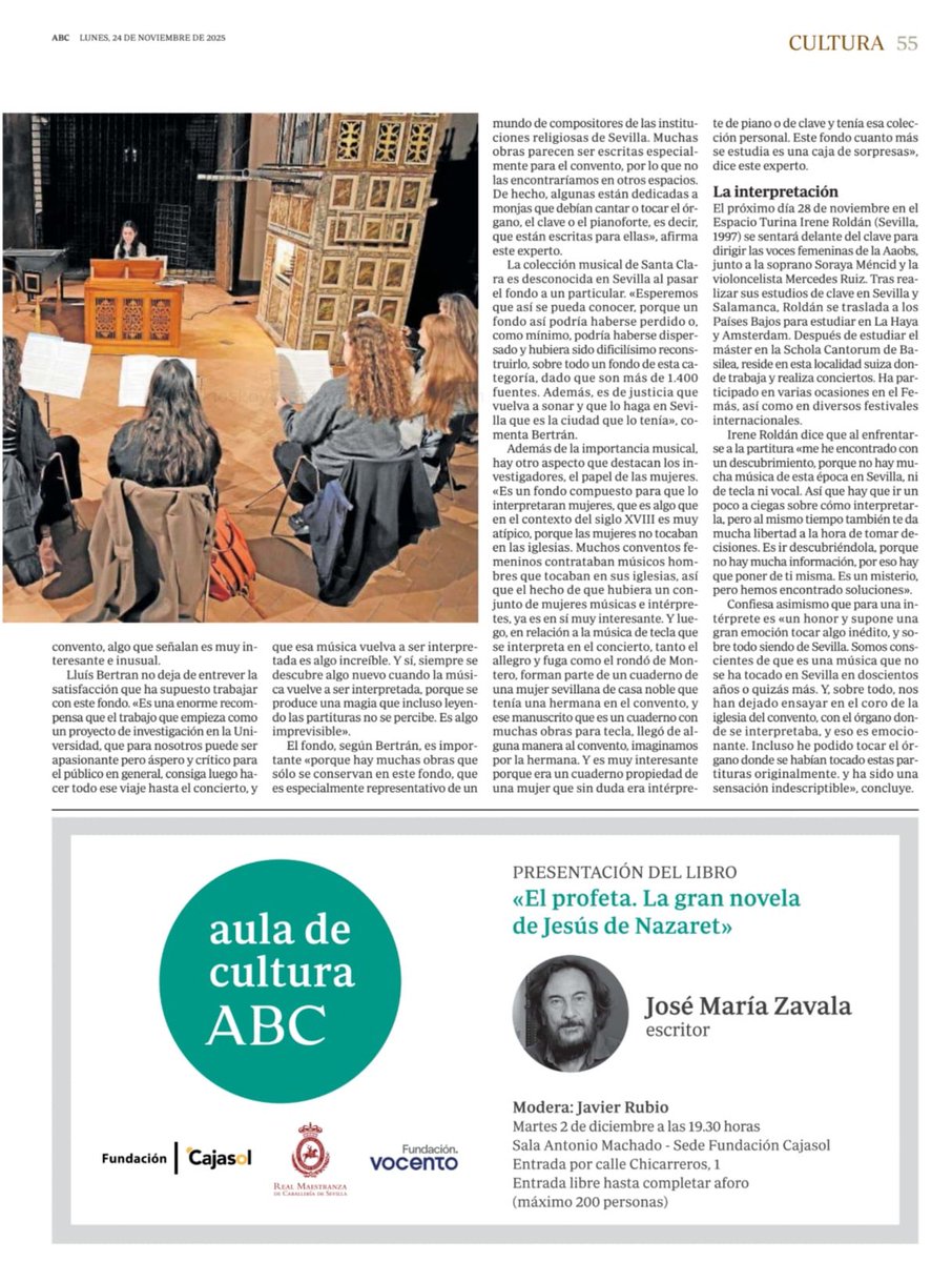 ICCMU's tweet image. Un fondo musical adquirido por Joaquín Díaz, que donó al ICCMU y que Cristina Bordas catalogó con alumnos de @MusicologiaUCM, depositado en la Biblioteca Histórica de @unicomplutense, donde se investiga y recupera parte de las obras en ediciones modernas para que suenen de nuevo