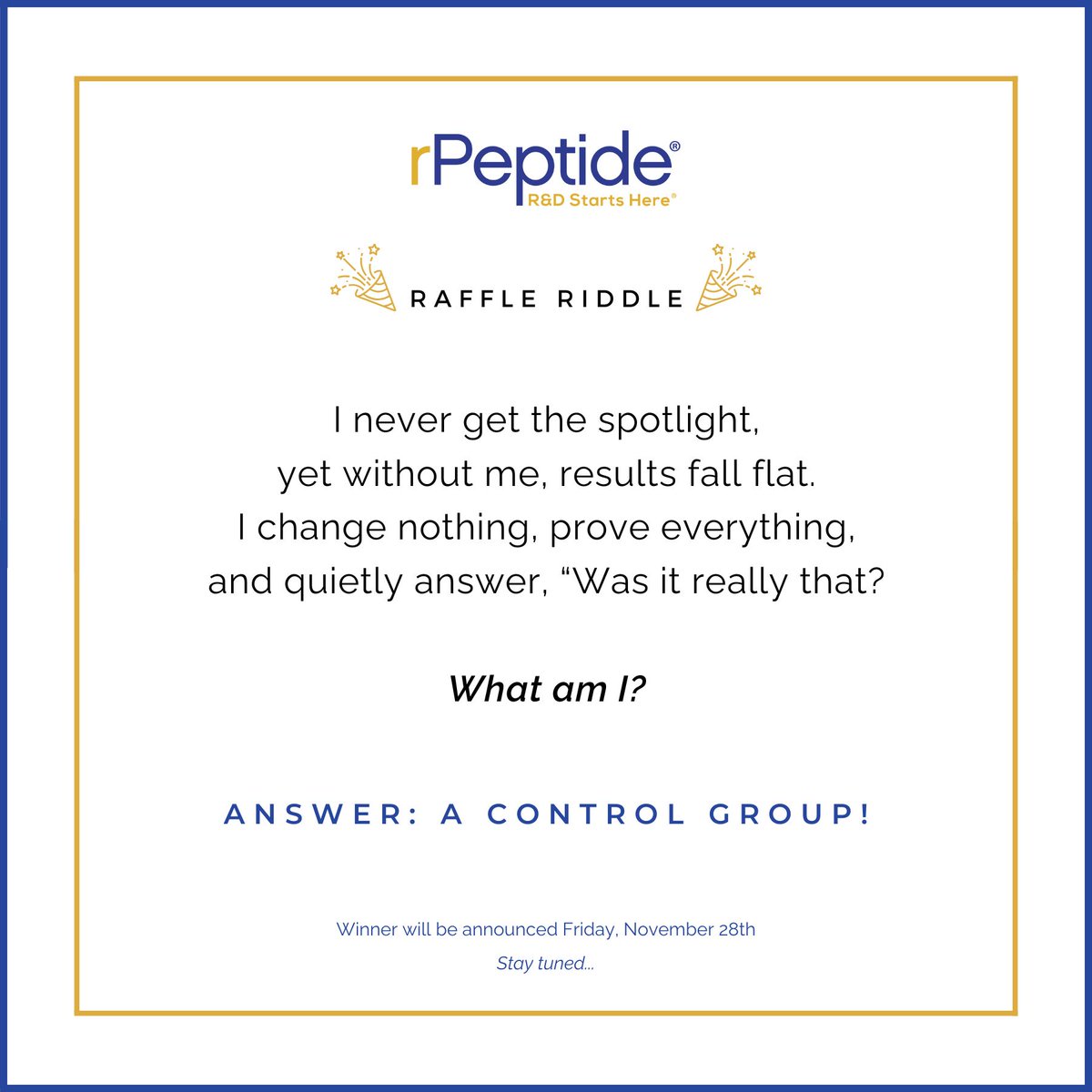 rPeptideLLC's tweet image. A quiet hero of every experiment: A Control Group! 🙌

#ScienceRiddle #LabLife #ResearchTools #ScienceCommunity #rPeptide