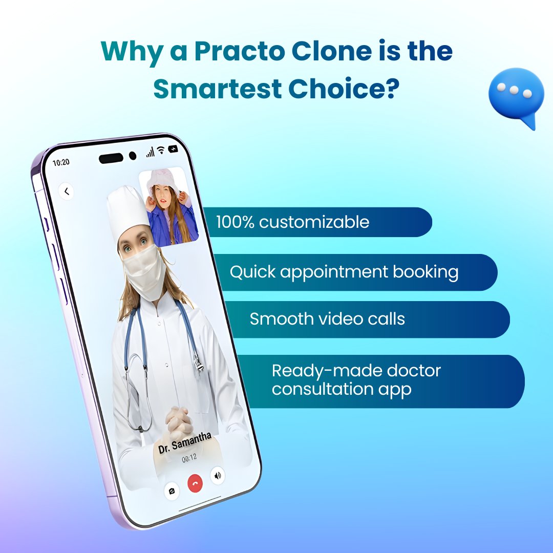 SangVishTech's tweet image. Take your healthcare business online with a powerful Practo Clone App! 🚑📲

Connect patients and doctors seamlessly, boost bookings, and offer 24/7 healthcare access—all in one smart platform.

Visit- sangvish.com/practo-clone/

#PractoClone #HealthcareApp #DoctorAppointmentApp
