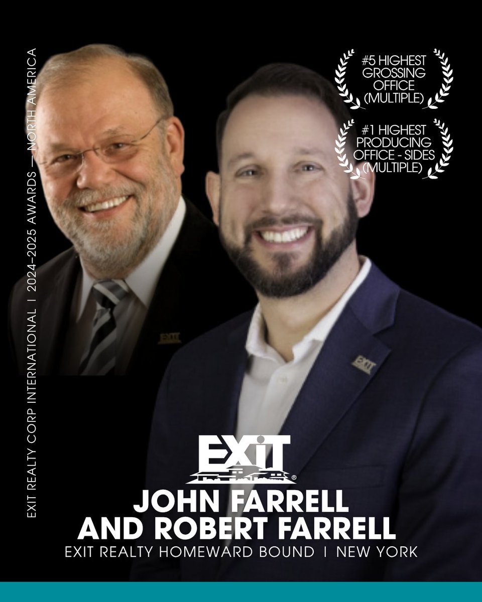 exitrealtycorp's tweet image. We&apos;re honoring our multi-office powerhouses! Congratulations to the Highest Grossing Offices (Multiple) + Highest Producing Offices – Sides (Multiple) in North America for 2025!

We’re proud to celebrate your impact and the momentum you’ve created across your regions! #exitrealty