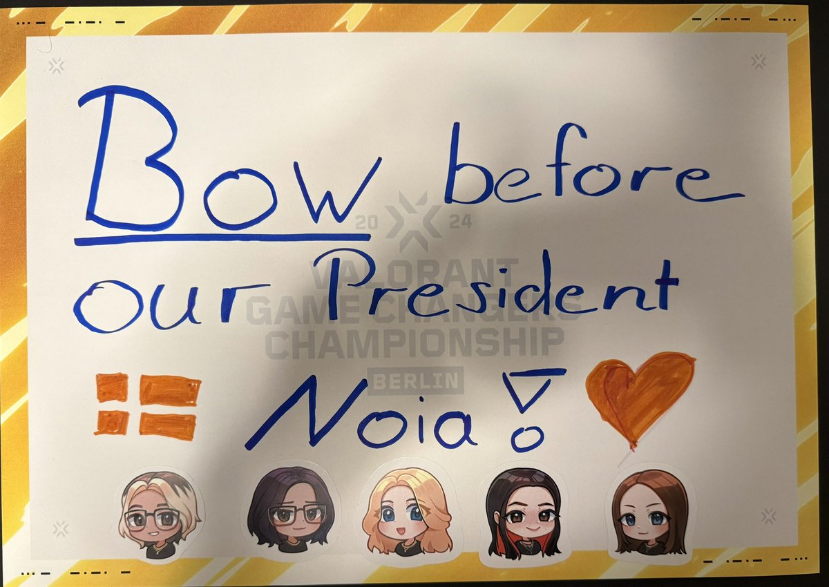 hexenmeister_20's tweet image. Let‘s take a bow and thank our president @NoiaFPS o7!
#GCC #VALORANT #SRWIN