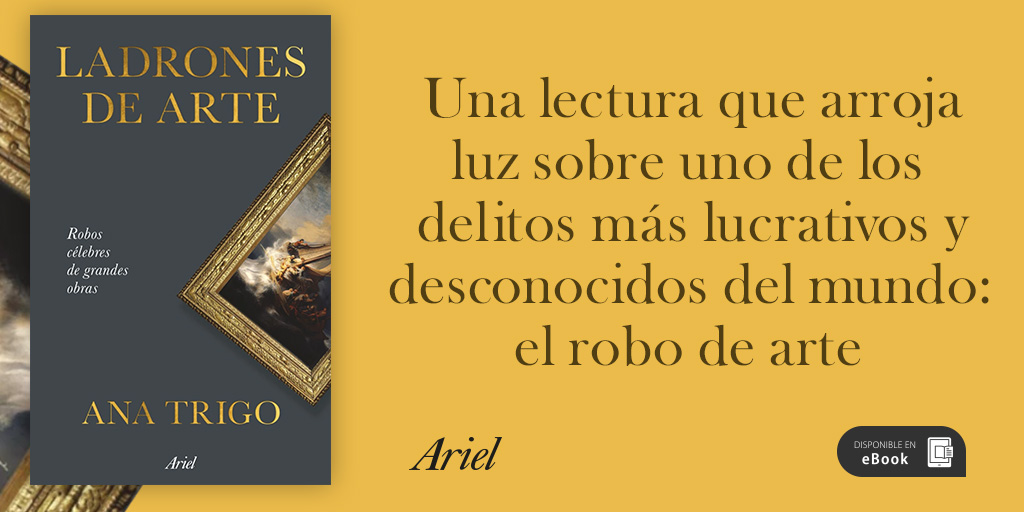 📢¡Novedad!📚 'Ladrones de arte', de Ana Trigo [@byanatrigo]: ¿Por qué, a pesar de que la mayoría de nosotros nos encontramos del lado bueno de la historia, los robos de piezas artísticas nos resultan tan fascinantes? ¡Ya en librerías!⬇️⬇️ planetadelibros.com/libro-ladrones…