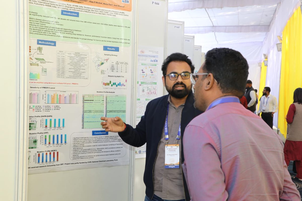 cdriacademy's tweet image. Glimpses from today&apos;s poster session of 33rd National Congress of Parasitology happening @CSIR_CDRI @ISPParasitology 
#NCP2025 @CSIR_IND