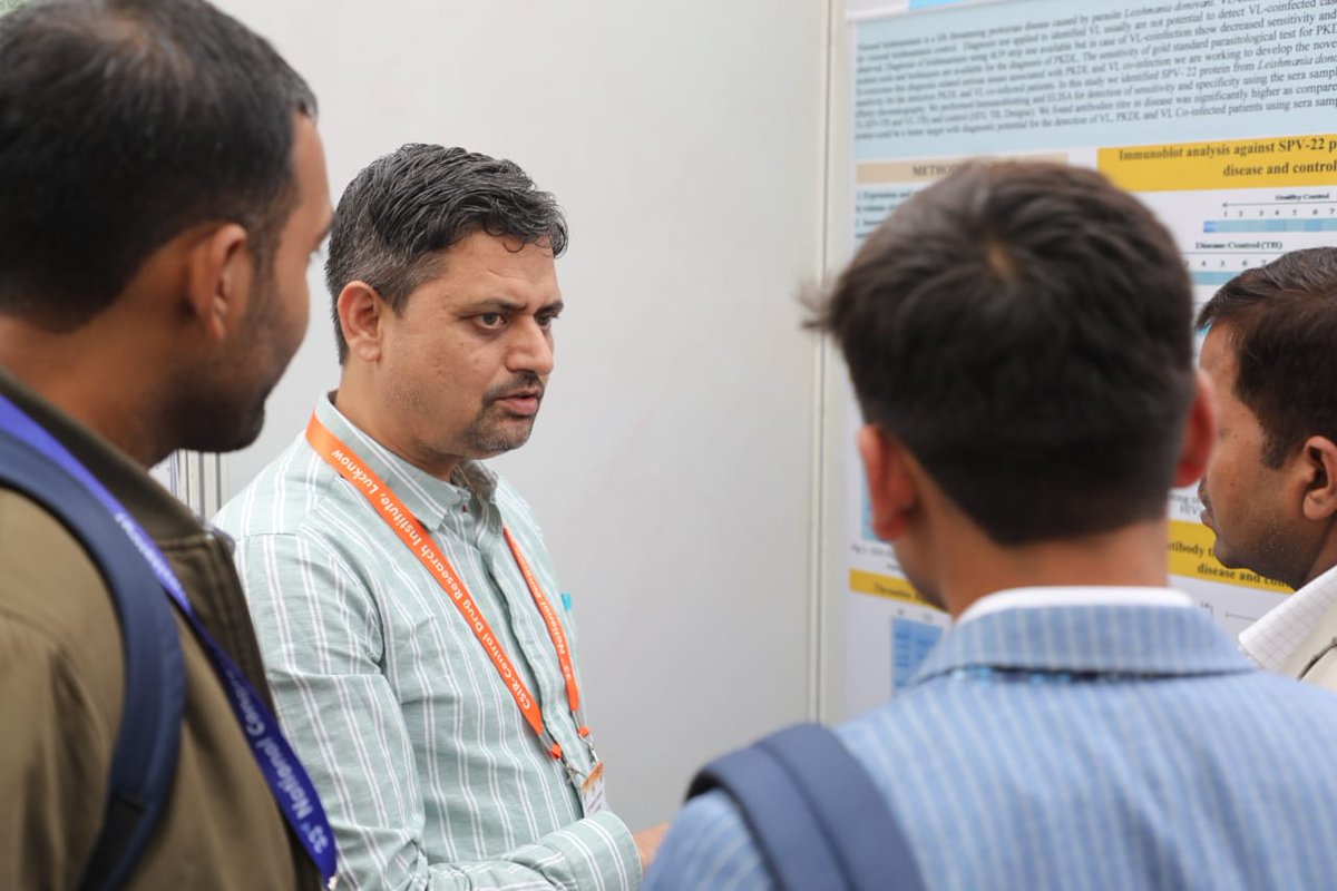 cdriacademy's tweet image. Glimpses from today&apos;s poster session of 33rd National Congress of Parasitology happening @CSIR_CDRI @ISPParasitology 
#NCP2025 @CSIR_IND