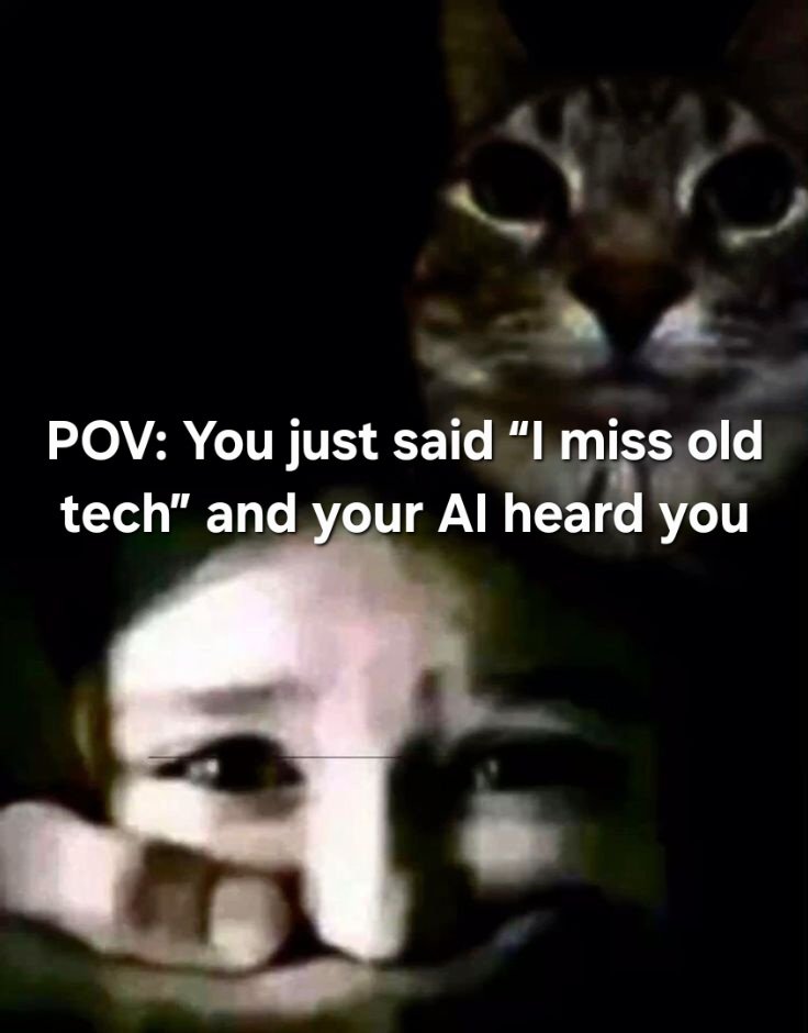 Techorigins001's tweet image. AI heard you miss Old Tech…

#technology #TechOrigins #fyp
