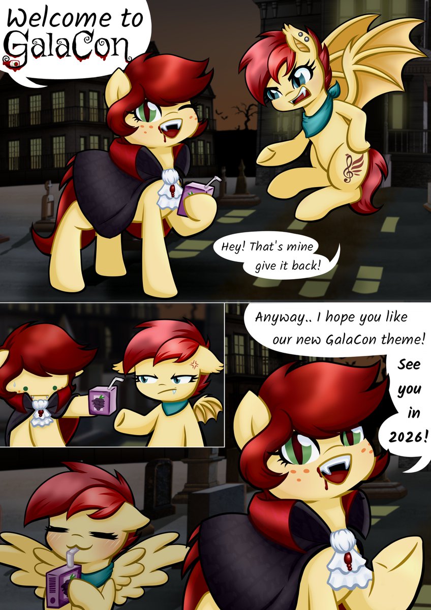 Do you miss the spooky season already?
Well, you are in luck! GalaCon 2026 will be all about scary things, like skeletons, mummies, and socializing! There will be more announcements soon, but for now, check out our lil’ spooky comic and our new website!
galacon.eu