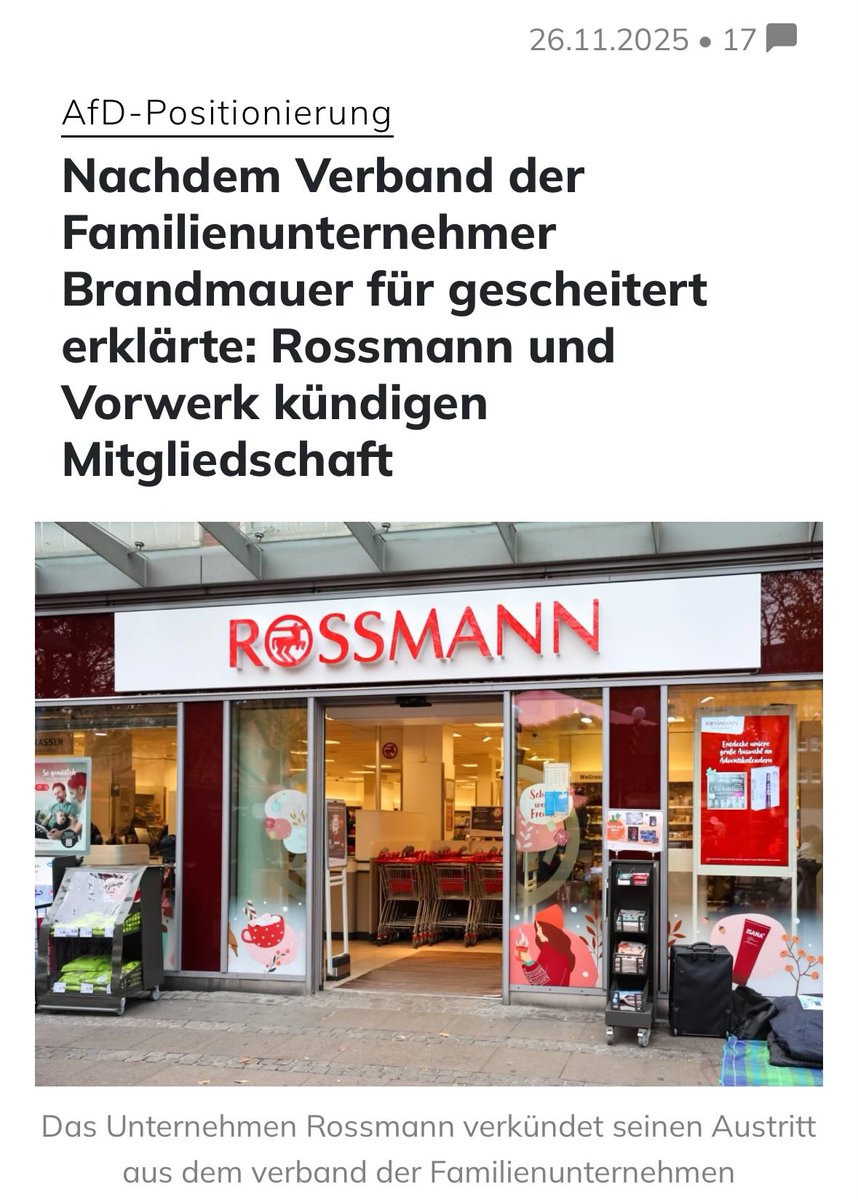 Sollte man dort noch einkaufen?

Offenbar will dieses Unternehmen freiwillig auf 25% Umsatz verzichten.