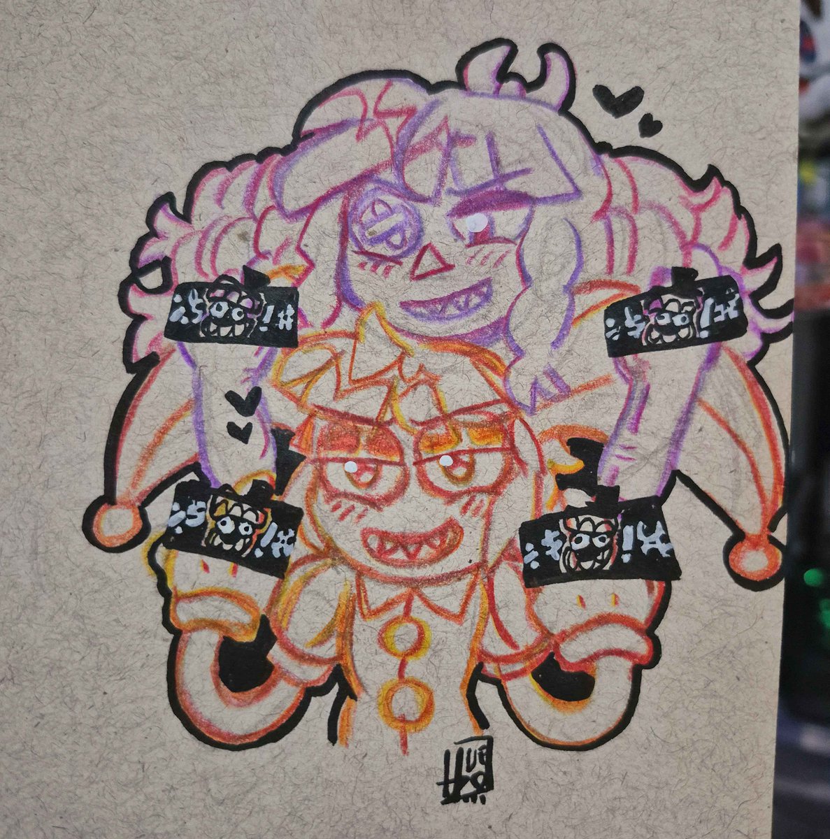 pHuezo91's tweet image. Evil #Ragapom before I had to go do some cleaning on the old house (I dont wannaaa ;;)

Gonna be very busy the next 2 weeks but gonna be drawing when I can!

I should draw these Evil ones more often 👀
#tadc #digitalcircus #TheAmazingDigitalCircus 
Sorry for phone quality