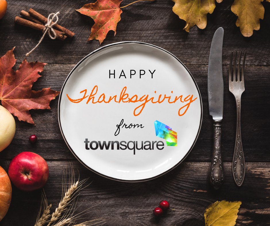 townsquaremedia's tweet image. From our families to your families, Happy Thanksgiving. 🎙️🦃