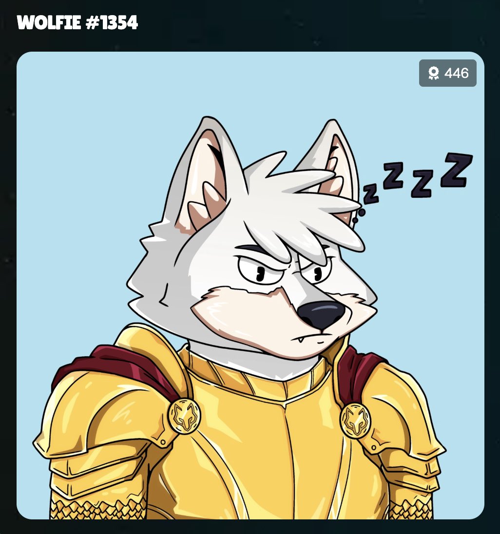 JacekCro's tweet image. It’s good to join Gold Knights club and receive 2k $MOON 

Wolfies community is so Wolfish 

Awooo