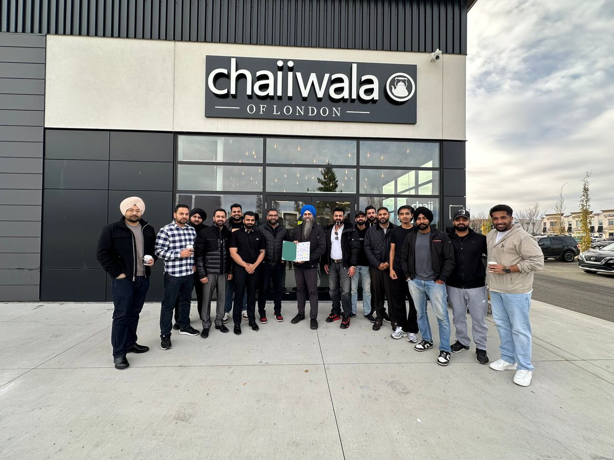 TimUppal's tweet image. Congratulations to Chaiiwala of London on opening their new Edmonton location! Wishing the team great success.