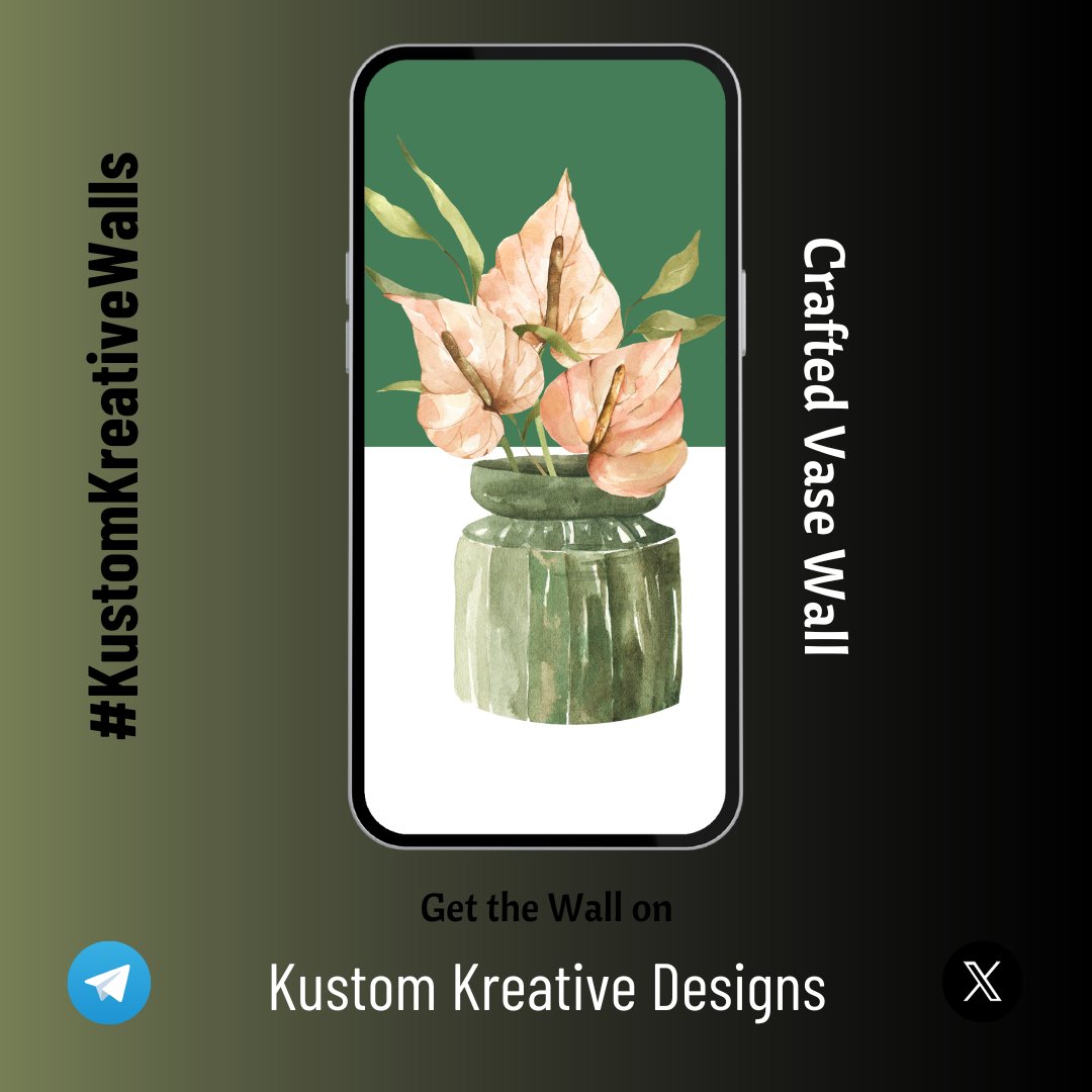 KustomKreatives's tweet photo. Crafted Vase Wall - Get Hi-Res version from - https://t.co/I4zmE4U7wL

More Walls are on our Telegram Channel, Join Now!

If You Like the Wall, share them with your followers!

#KustomKreativeDesigns #wallpaper #FreeWallpapers #Wallpapers https://t.co/pklHwvyL65