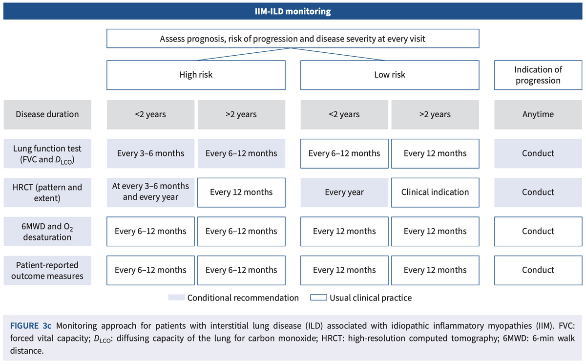 joraltron's tweet image. SSc-ILD, RA-ILD, IIM-ILD, other CTD-ILD monitoring