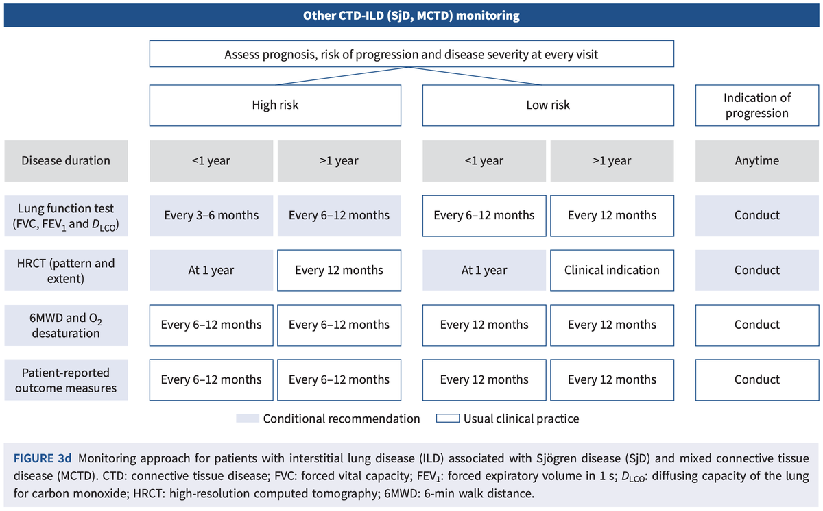 joraltron's tweet image. SSc-ILD, RA-ILD, IIM-ILD, other CTD-ILD monitoring