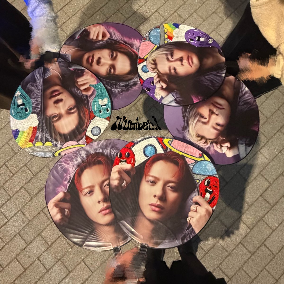 ほんとに勝手ながらだけど私たちのうちわがいちばん可愛かった() #Ni