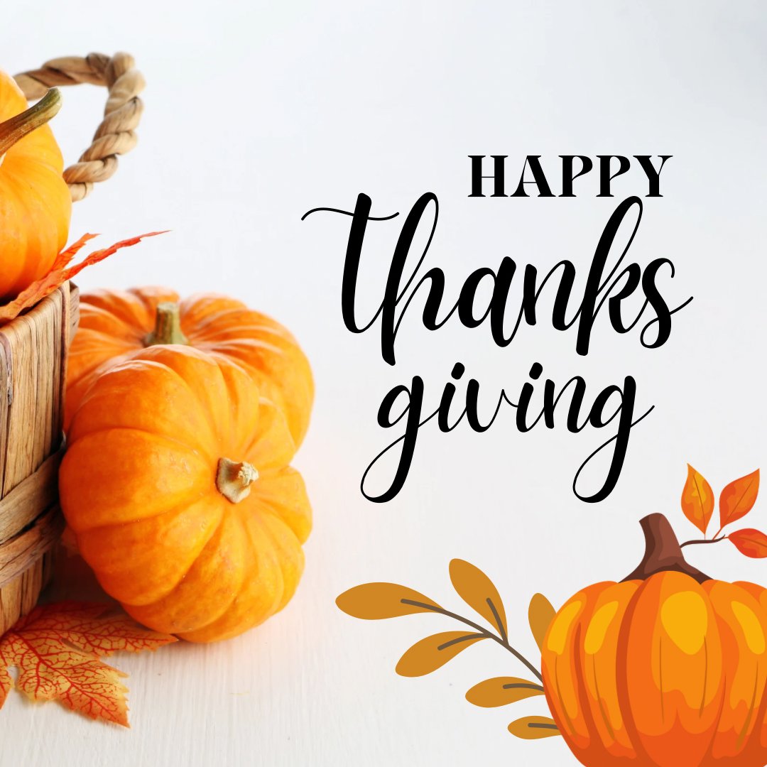 Wishing you all a Happy Thanksgiving!