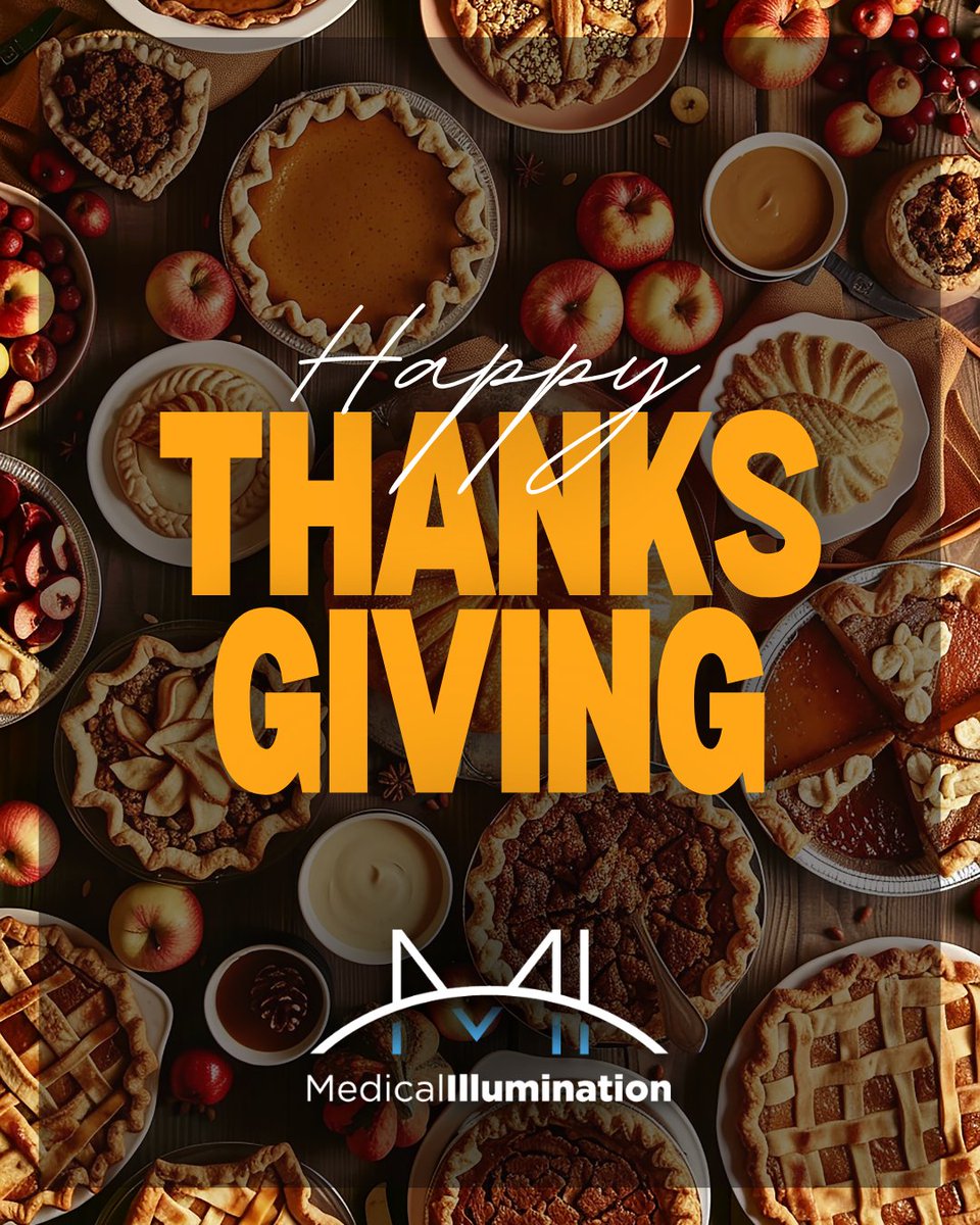 Happy Thanksgiving from all of us at Medical Illumination! We are thankful for another year of your continued trust and support. Wishing you a joyful holiday with your loved ones! 🦃🍂 

#Thanksgiving #MedicalIllumination