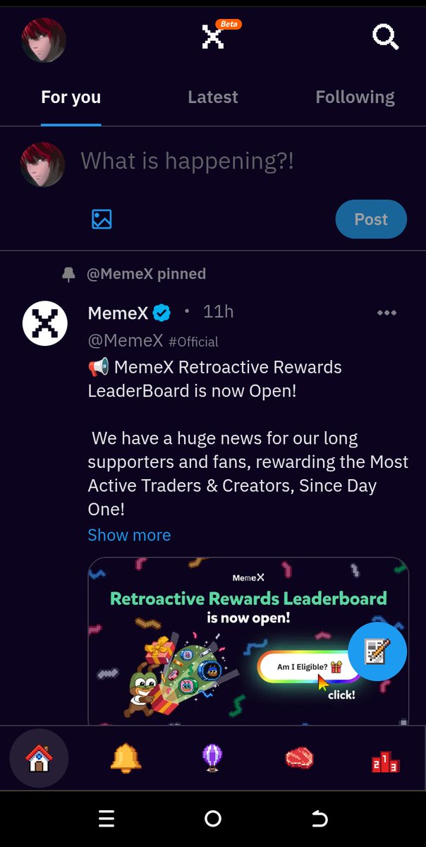 theyfwglory's tweet image. This is like Twitter code.
I love it, alot of features in it.
Have registered and I will def check in time to time.
Thank you code.

7r145CinWxunGNiVF2psSQcQPuettiNJ91E38EP9xnFB