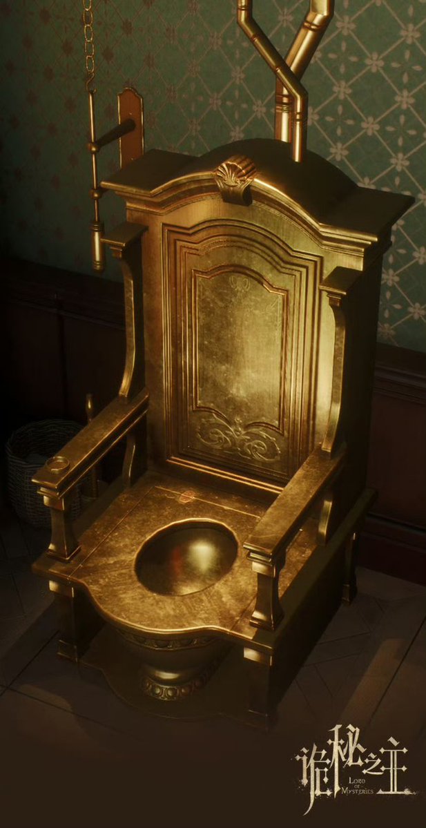 LOTM_WORLD's tweet image. A flush toilet, a special fashion trend led by Emperor Roselle, and of course it’s not made of pure gold!

Lord of Bathroom is REAL!!