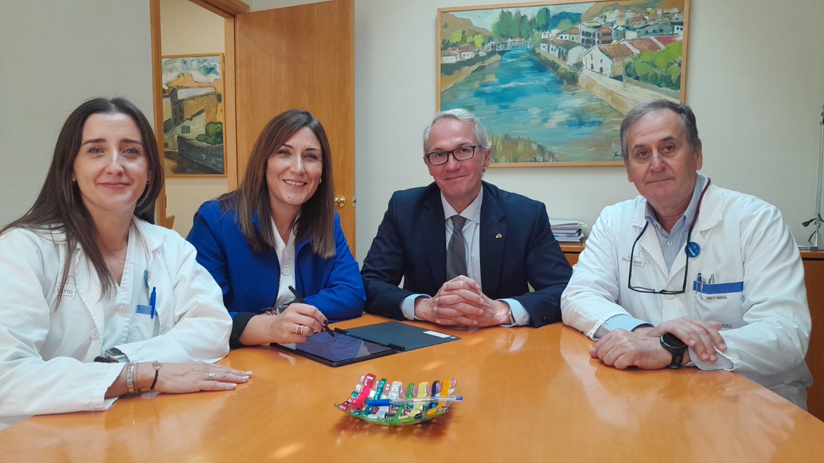 Area9VegaAlta's tweet image. 🏥 Nuevas #supervisoras de Área en @Area9VegaAlta:

✅️ #PlantaQuirúrgica, María Trinidad Alcaraz

✅️ #Cuidados, Isabel Salinas

📷 Con el gerente, @DiosCanovas, y director y subdirectora de Enfermería, José Francisco García y María Isabel Martínez.

@Murciasalud