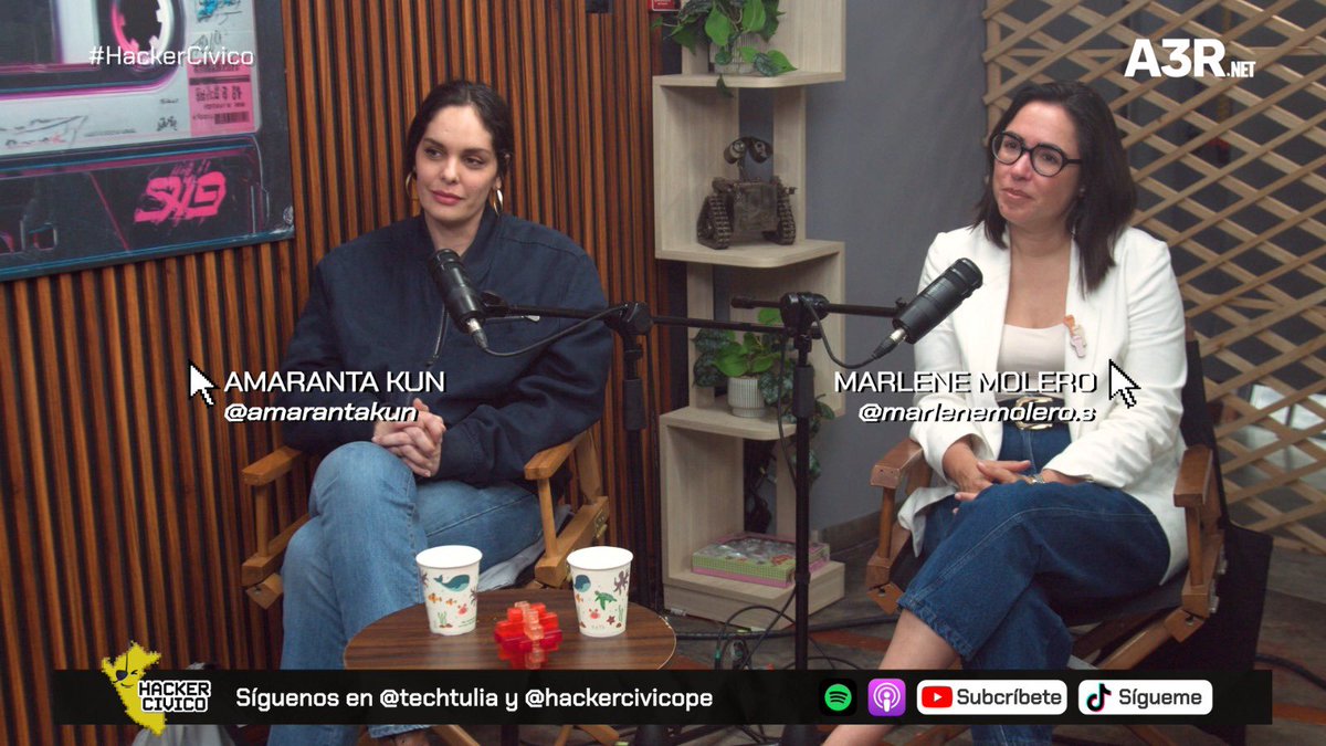 Techtulia's tweet image. Excursus: Ya estamos en #HackerCivico. Hoy “Mujeres y tecnología” con @aminomelahacen y @HeyElsaAI