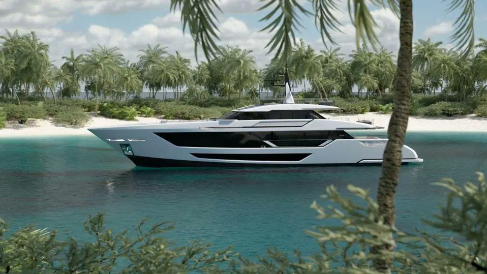 TheYachtWriter's tweet image. This beautiful new #CustomLine superyacht has a design inspired by lightning bolts ⚡️

Check it out here:
forbes.com/sites/katiadam…