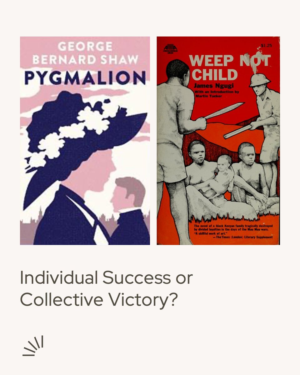 Does a school desk promise personal glory or community hope? Fernanda Mota Pereira contrasts these views in English literature. In Thiong'o's work, learning lifts a village. In Shaw's, it often feeds vanity. A vital call to decolonize English teaching.
doi.org/10.25189/2675-…