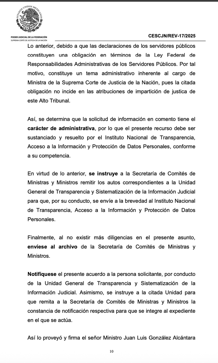 jorgegogdl's tweet image. La Suprema Corte de Justicia se valió de la desaparición del INAI para no entregar la declaración patrimonial de la ministra Yazmín Esquivel Mossa.

Pero decían que iba ser &quot;La corte má transparente de la historia&quot;...
