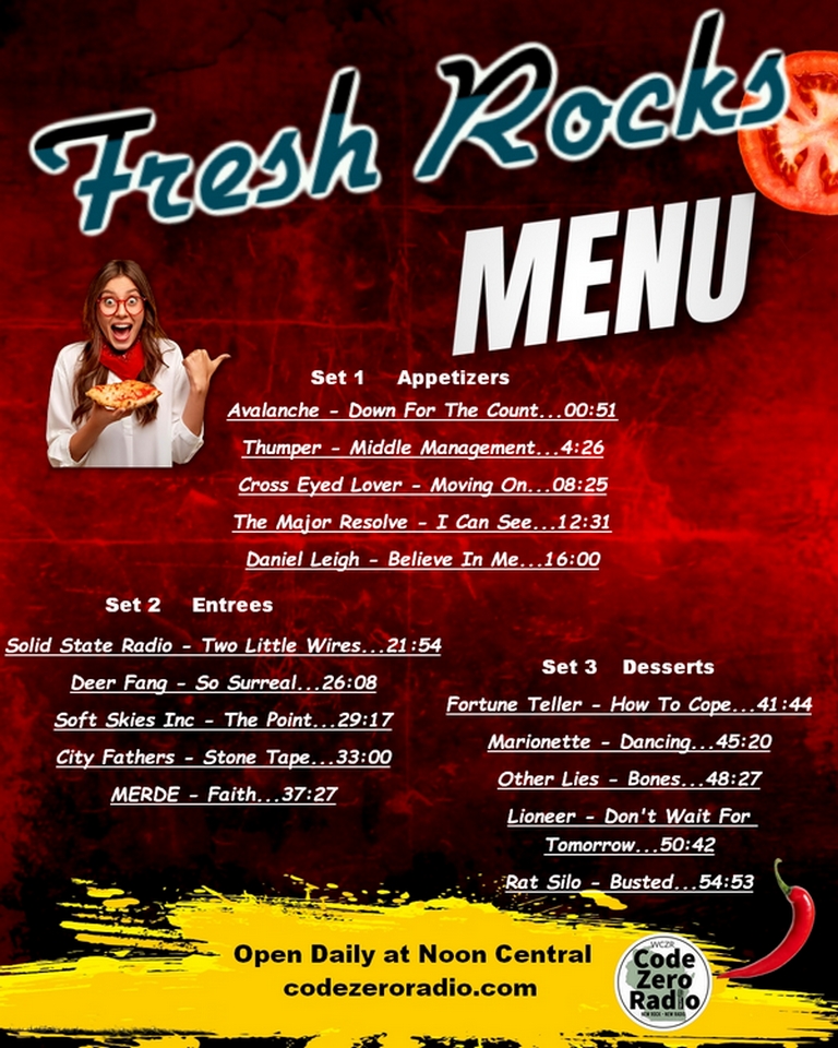 CodeZeroRadio's tweet image. Served hot and fresh! Weekdays @ Noon