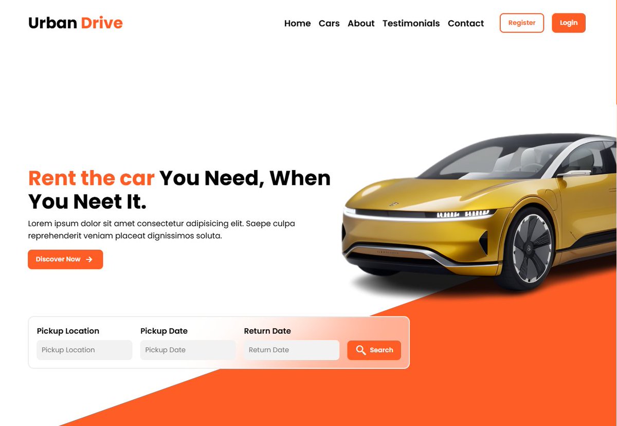 MuzammilCoder's tweet image. ✨Urban Drive .. A modern and clean Car Rental website UI, crafted with HTML, CSS &amp;amp; JavaScript. 🚗💛
Here&apos;s the Source Code:
github.com/muhammad-muzam…
Visit Site By Using this Link:
muhammad-muzammil57.github.io/Car_Rental/

#Frontend #WebDevelopment #webdesignservice