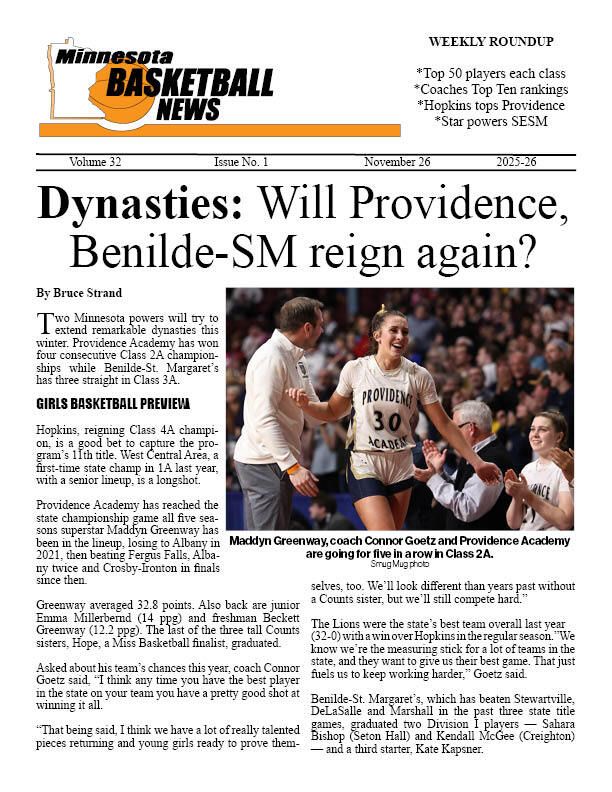 Minnesota Basketball News 2025-26 Season - Issue 1 is now available! pacesettersports.net/minnesota-bask…