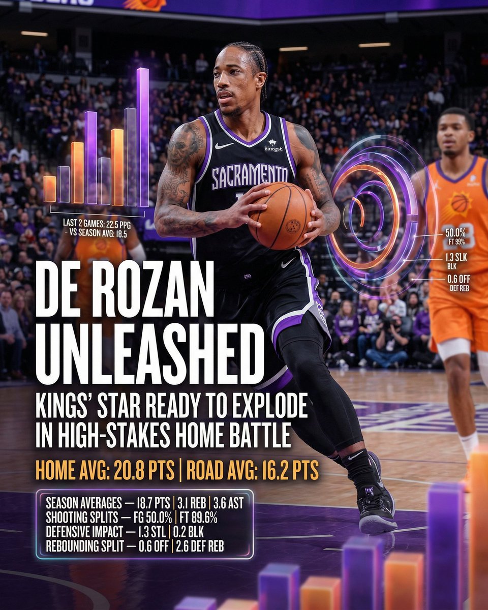 deepchampai's tweet image. 🏀 DeMar DeRozan NBA Spotlight
DeMar DeRozan is putting on a show for NBA against Phoenix Suns.
With Memphis battling a severe injury crisis, Jaylen Wells steps into a massive offensive void, poised to elevate his scoring beyond…
Full s…
#NBA #DeepChampAI #DeMarDeRozan #SAC…