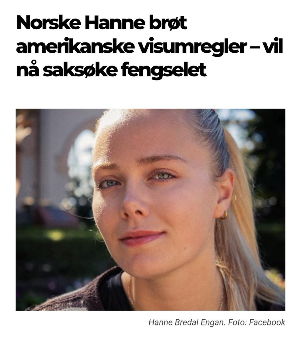 -Brøt loven.
-Visste at hun brøt loven.
-Latet som om at det var greit.
-Blir arrestert
-Innrømte at hun brøt loven.
-Griner for at fengsel ikke er en dans på roser.
-Skal saksøke USA for en situasjon hun selv satt seg i.

Sterkt.