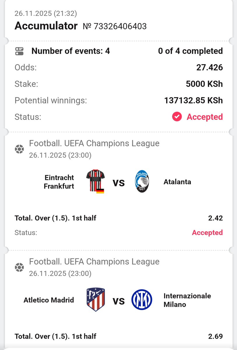 Tipsmoretie's tweet image. EASY WIN🎖️

#DB Bet
Let&apos;s Go.

Place bet here👇
db-bet.co/_MORTY20
Promocode; morty20 

BETSLIP CODE: BXVG6