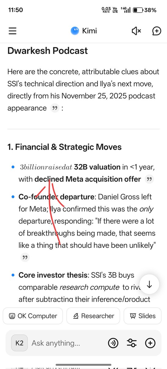 YatharthSr43434's tweet image. inline highlights/arrows in text responses sometimes render with font glitches (e.g., broken characters like in &apos;3billionraisedat&apos;). Any quick fix or setting to disable for cleaner text-only output? Thanks huge fan otherwise