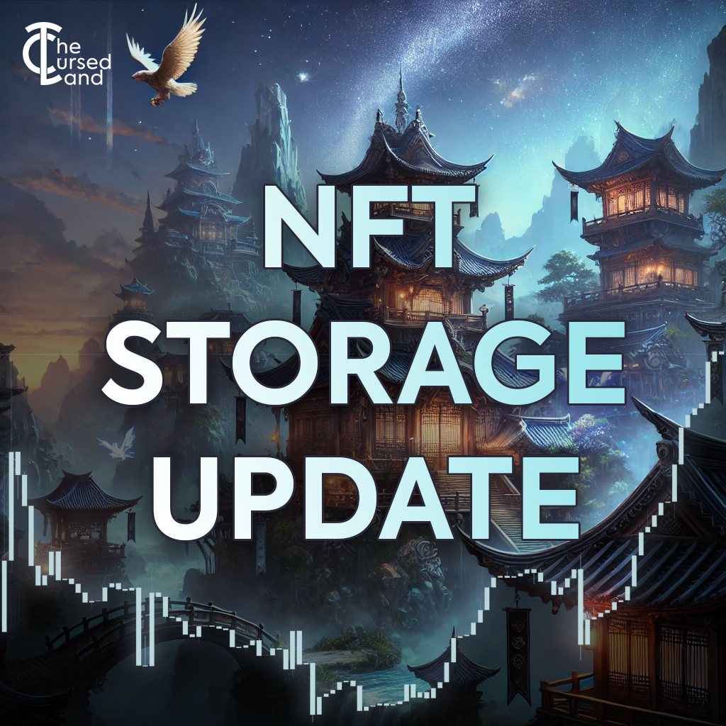 thecursedland's tweet image. 🚀 Update Alert: Starting with MultiversX blockchain epoch 1,946, the $TCL price in our smart contract will update from $0.0005/TCL to $0.001/TCL. This change will recalibrate the storage capacity for all NFTs using:

STORAGE += TCL_PAID * 2 * TCL_PRICE / 0,005
STORAGE_NEW =…