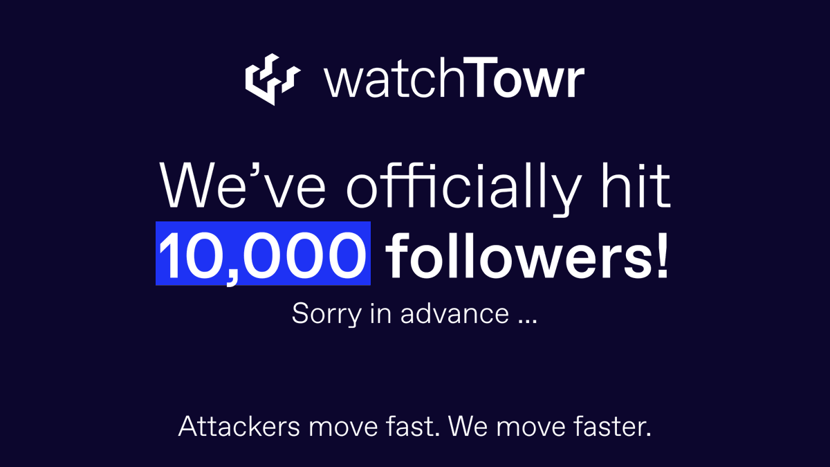 In the last few weeks, we somehow surpassed 10,000 followers on X. 

We anticipate this to be short-lived when most people realise we publish drivel and poor-quality memes - but in the meantime, thank you! 🫡