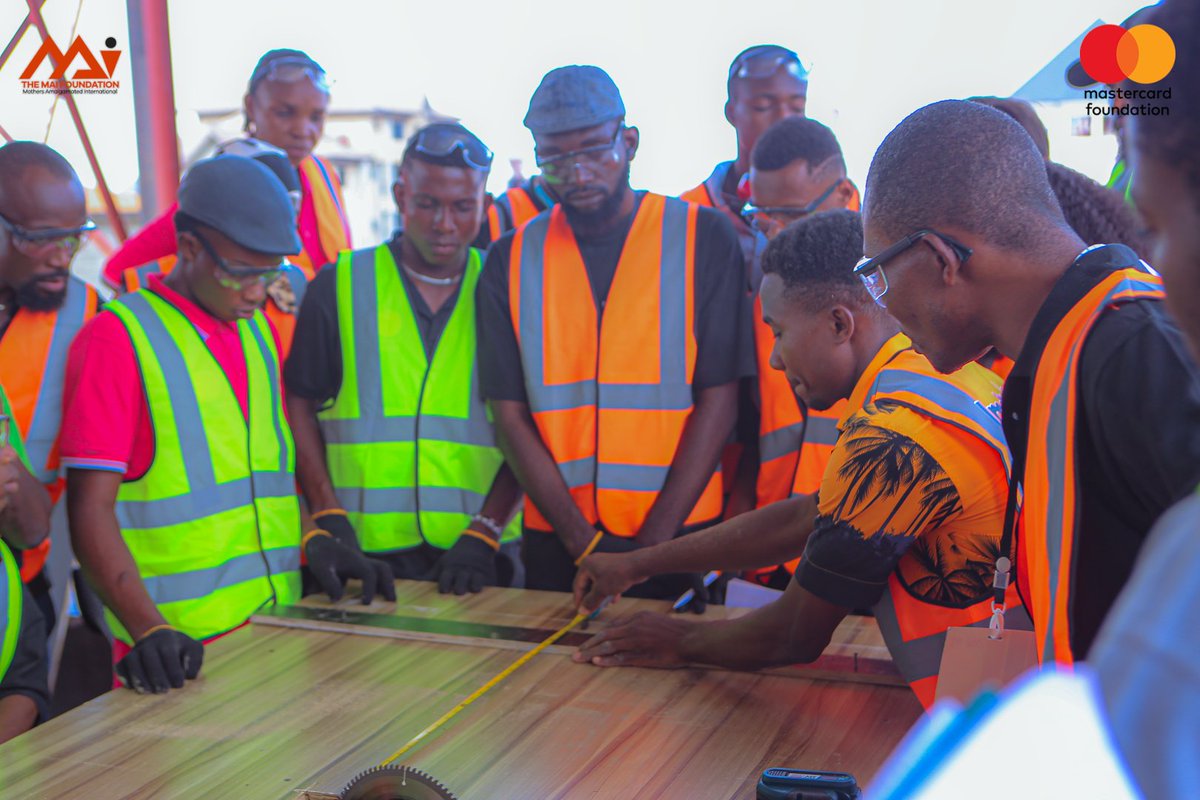 the_mai_found's tweet image. The carpentry trainees are settling into the hands-on rhythm, marking dimensions, measuring angles, understanding how wood responds. Real skills, real confidence. 

#carpentry #SkillsDevelopment #ImuOruUpskillingProject #YouthEmpowerment