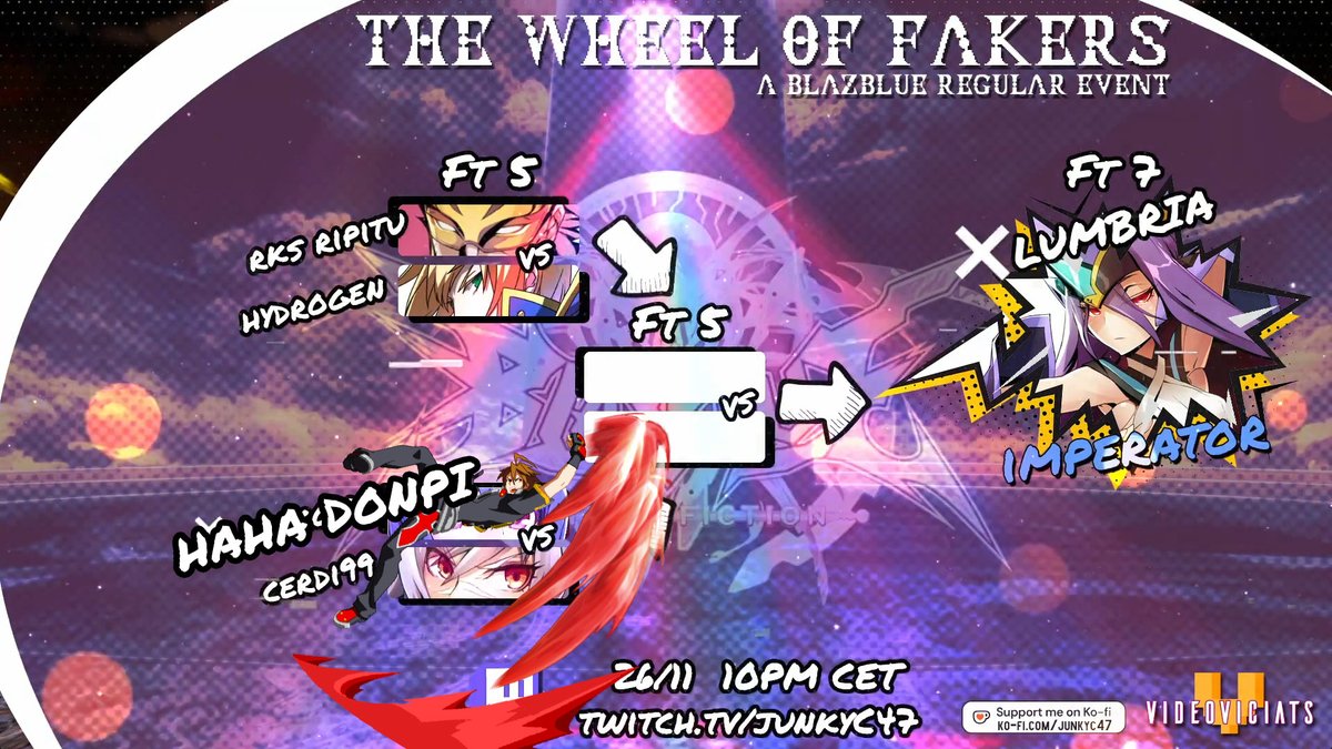 🏆 #BBCF 🏆

Esta noche contaremos con <a href="/RipituMan/">Ripitu</a> y <a href="/Lumbria00/">RKS | Lumbria</a> en este evento 👀👀👀

El evento dará comienzo a las 22:00 y podréis seguirlo en 👉🏼 Twitch.tv/junkyc47

¡A por todas a ambos!🔥🔥🔥🔥

#JUSTKINGS🦁👑
