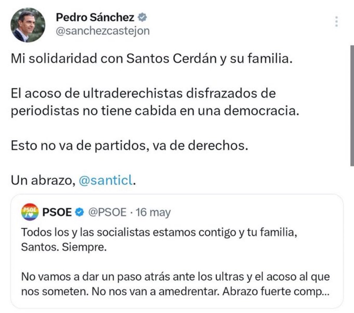 <a href="/capTercio/">Capitán General de los Tercios</a> <a href="/sanchezcastejon/">Pedro Sánchez</a> RT