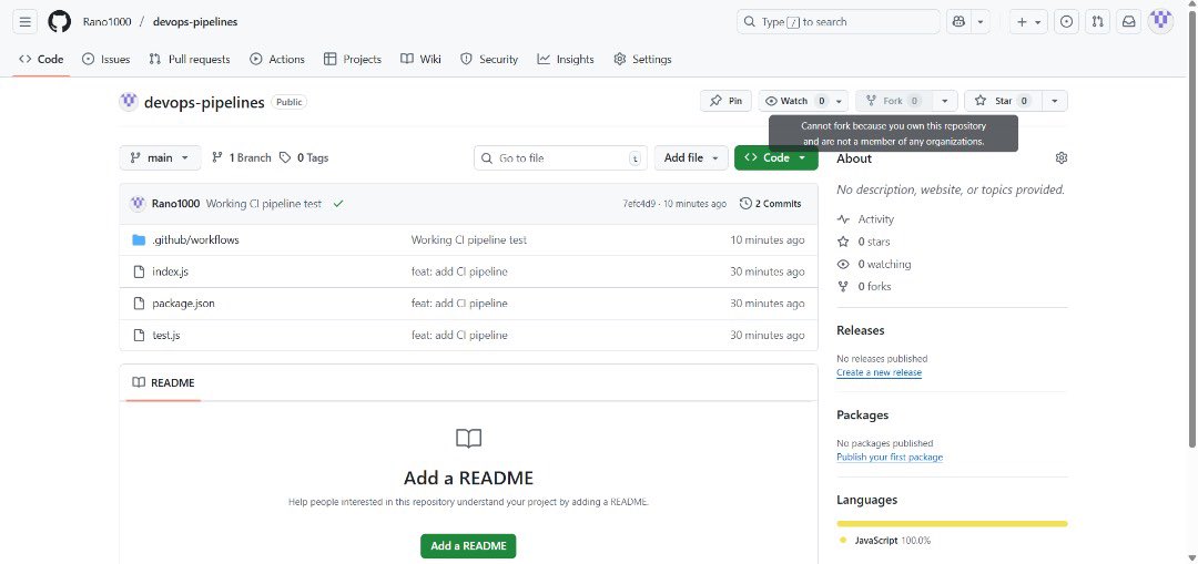 infoshelt's tweet image. Just created and deployed my first CI Pipeline using GitHub Actions🥳

It automatically:
🔹 Runs my tests
🔹 Installs dependencies
🔹 Executes CI on every push to main

Excited to keep building — DevOps journey just got real 🔧🐧
#CI #GitHubActions #DevOps #LearningInPublic