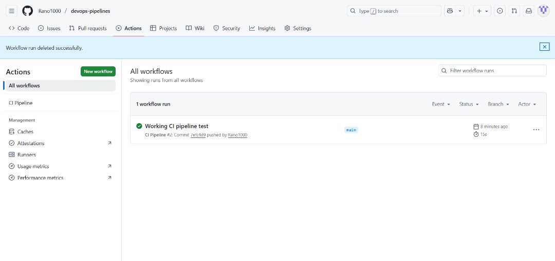 infoshelt's tweet image. Just created and deployed my first CI Pipeline using GitHub Actions🥳

It automatically:
🔹 Runs my tests
🔹 Installs dependencies
🔹 Executes CI on every push to main

Excited to keep building — DevOps journey just got real 🔧🐧
#CI #GitHubActions #DevOps #LearningInPublic