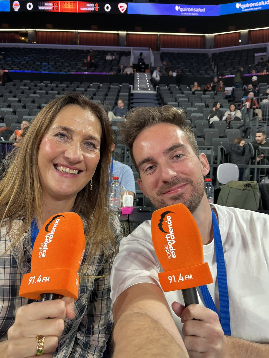 Arranca la retransmisión del <a href="/valenciabasket/">Valencia Basket Club</a> 🆚<a href="/DVTK_Basketball/">DVTK Basketball Miskolc</a> en la 91.4FM 🏀🍊

🎙️<a href="/abelaguado_/">Abel Aguado</a> 
🗣️<a href="/AlonsoPiluca/">Piluca Alonso</a> 

🎧91.4FM y radioesport914.com