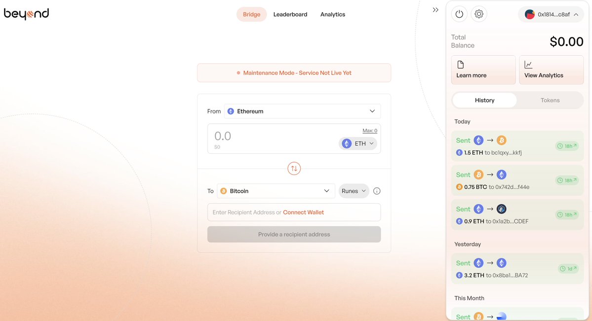 beyond__tech's tweet image. Full UI reveal is now live at app.beyond.tech: App, Leaderboard, Analytics, everything.

We obsess over UI &amp;amp; UX at Beyond, and you’ll see it in the details across the entire app.  What’s your favourite touch? Drop it below, we’ll amplify the best feedback with everyone 🤝…
