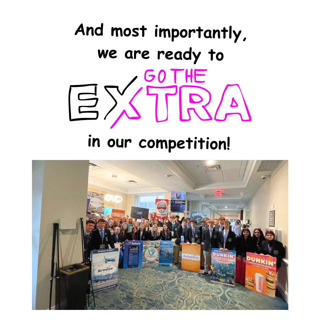 KPDECAchapter's tweet image. Day 26 of #DECAMonth shares what King Philip DECA is most looking forward to about #DECAICDC! 
#gotheextra
#goallin