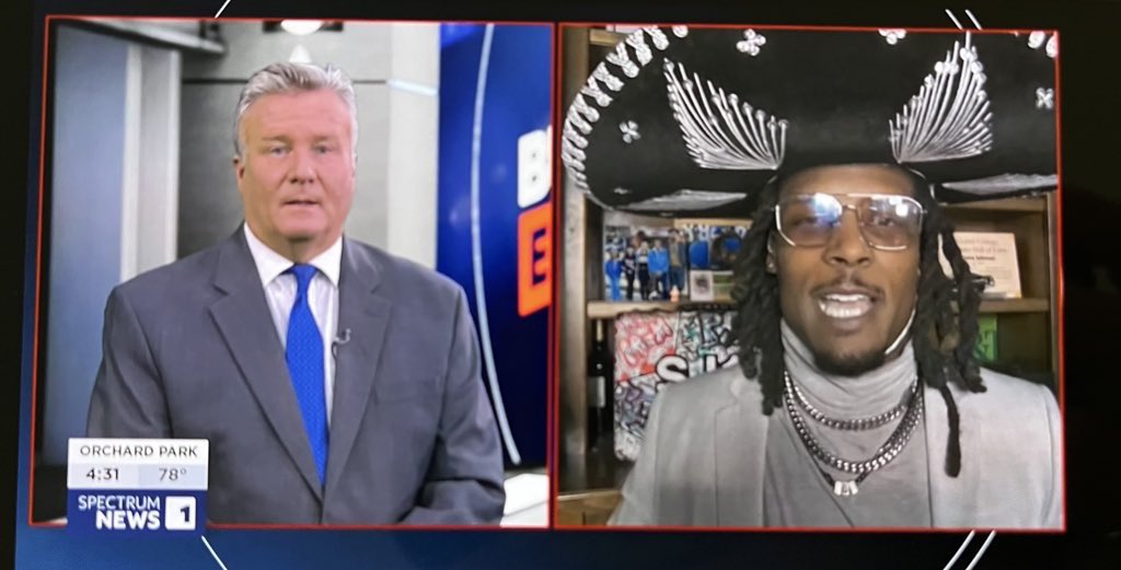 StevieJohnson13's tweet photo. Tune into Buffalo End Zone Podcast today at 6PM EST on FB &amp; YouTube.

My QB @KevC_Sports and I will be talking all things #Bills. #Ask13 🦬📺

@SPECNews1ROC @SPECNews1BUF https://t.co/ElW1VWPVCP