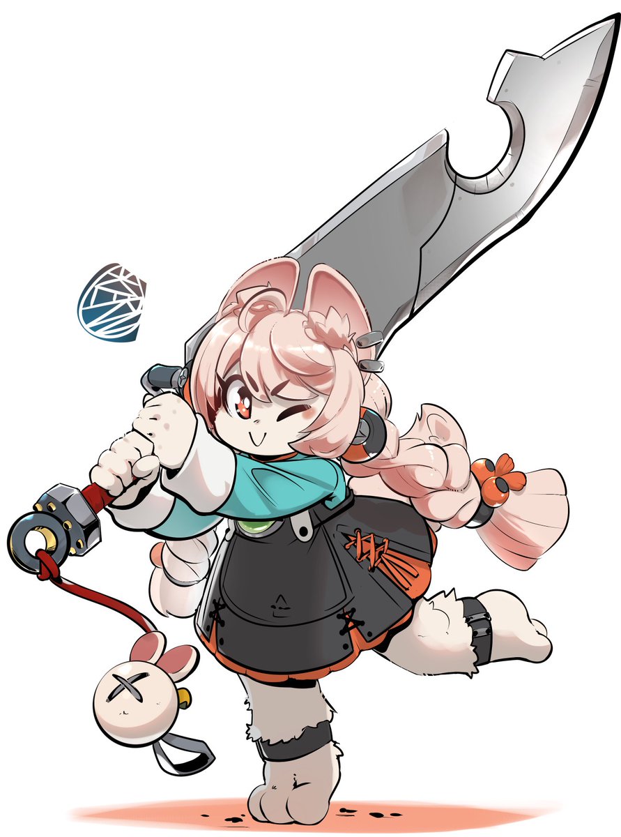 Zhao from #ZenlessZoneZero  because smoll with big sword is always a good thing.